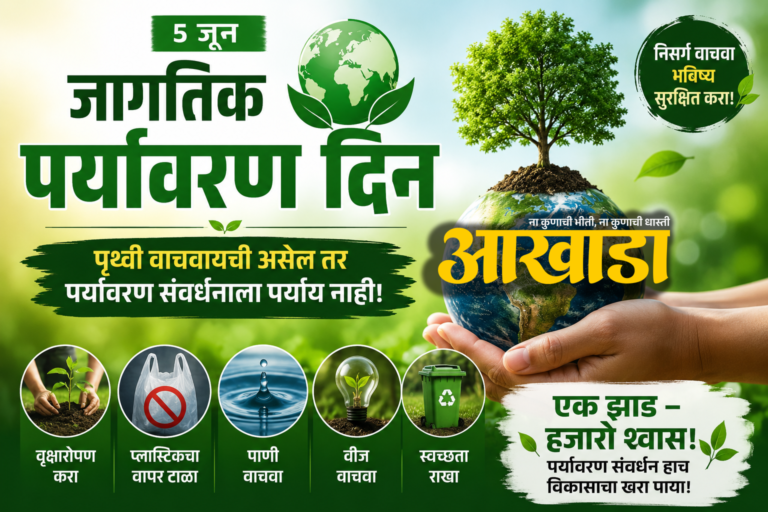 “पृथ्वी वाचवायची असेल तर पर्यावरण संवर्धनाला पर्याय नाही!”